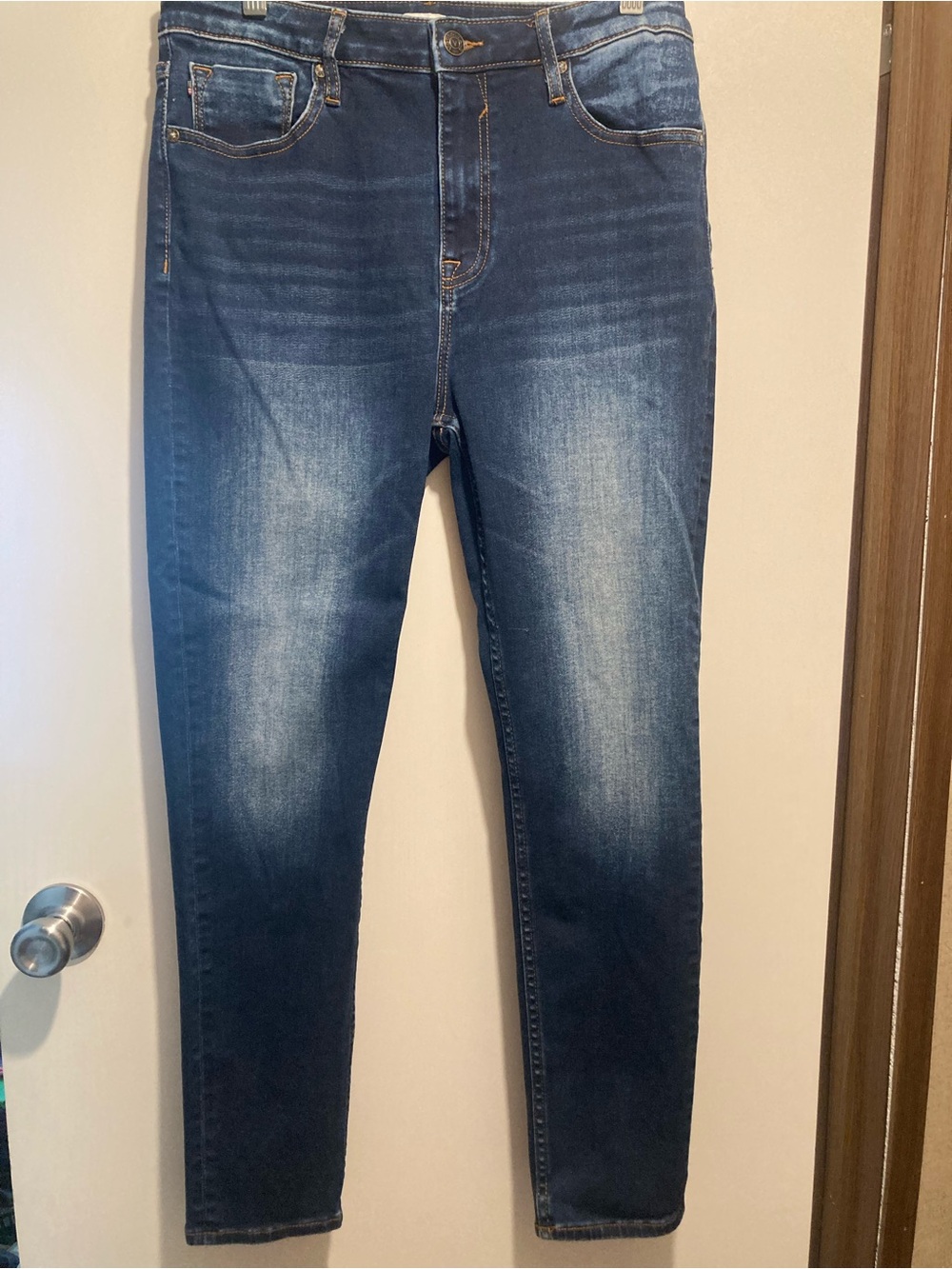 Vigoss Women's Skinny Jeans - Dark Blue Wash